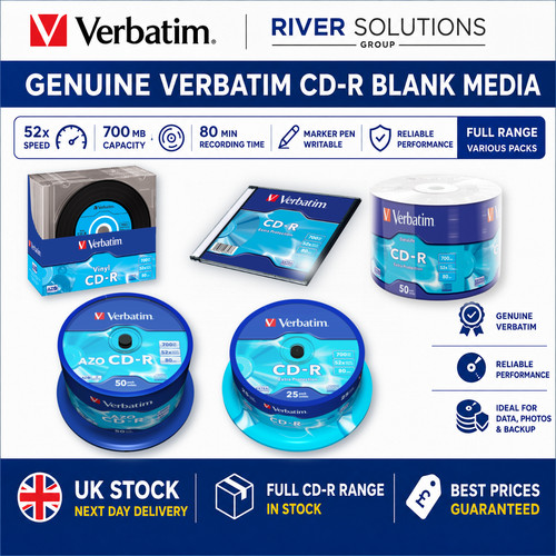 Verbatim blank cds 52x - cd-r,