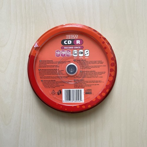 Tesco discs pack of 10 - tesco, cd-r