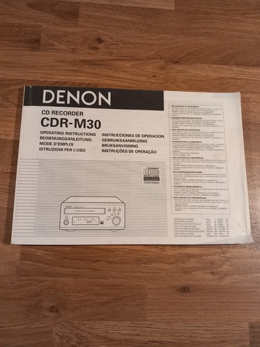 Original vintage denon cdr - denon, cdr-m30