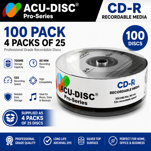 100 pack acu - pack, acu-disc