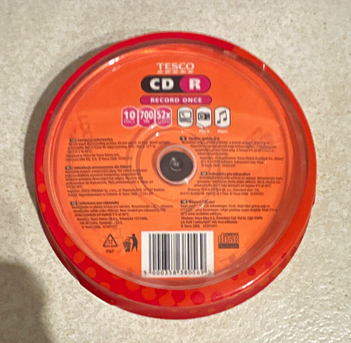 Tesco record once 700mb - tesco, cd-r