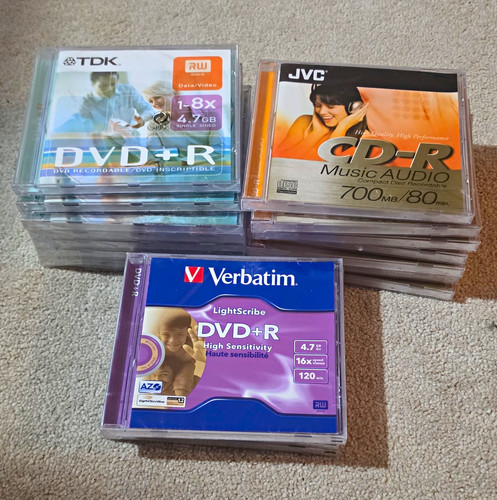Jvc tdk verbatim - mixed, lot