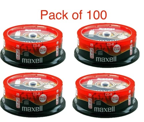 100 maxell 80 - cd-r,