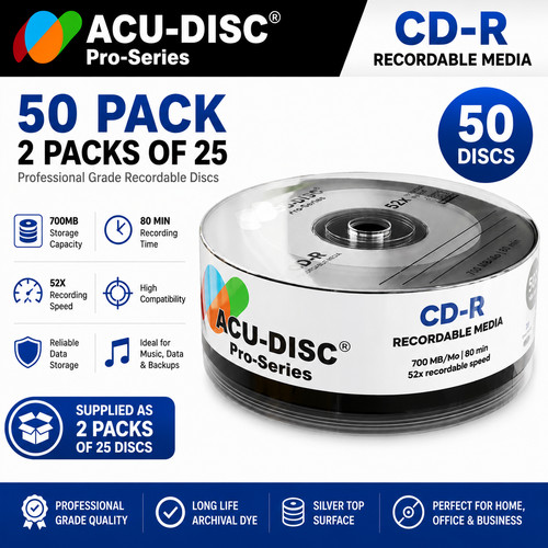 Pack acu disc pro - 50, acu-disc