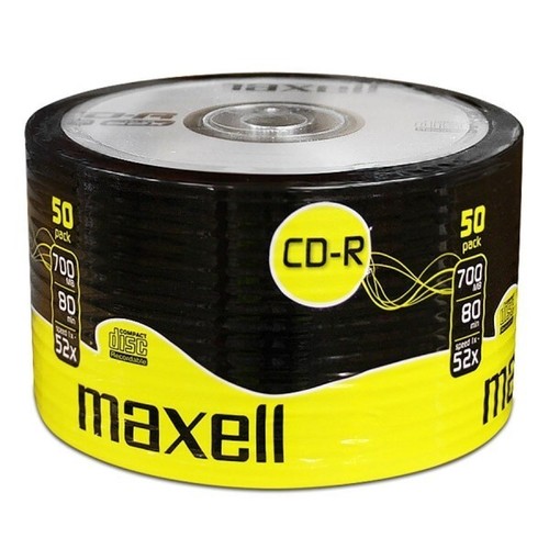 Maxell recordable 50 pack - cd-r,